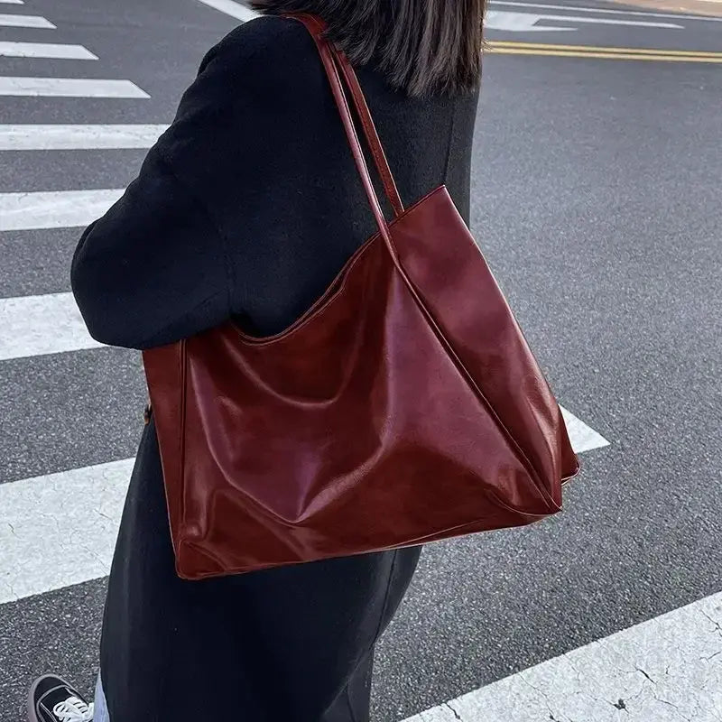 Vintage Red Womens Tote Bag