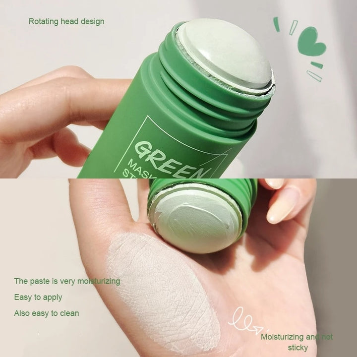 Green Tea Solid Mask Deep Cleaning Mud Mask Stick