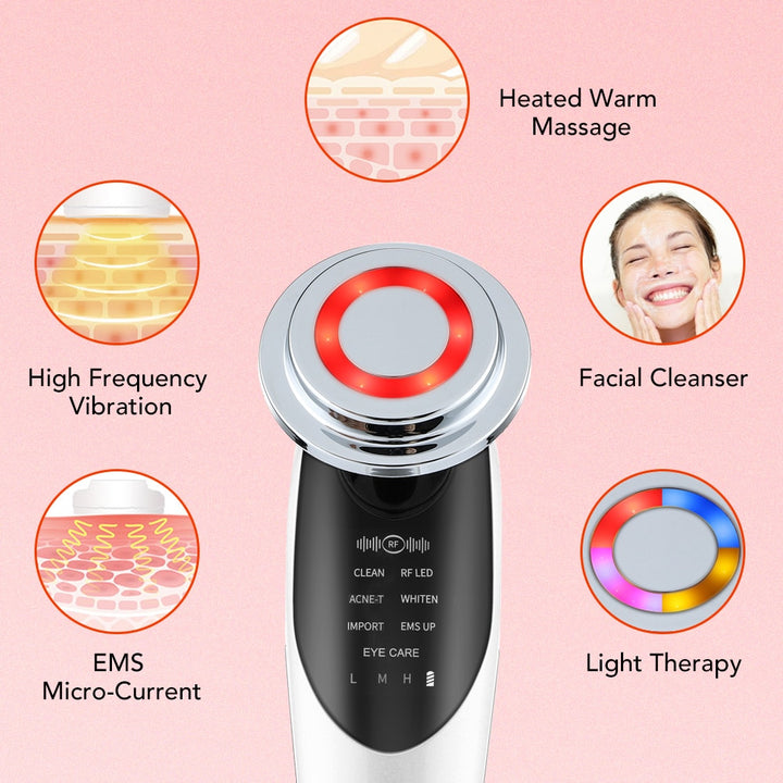 7 in 1 Facial Massager Mesotherapy Radiofrequency