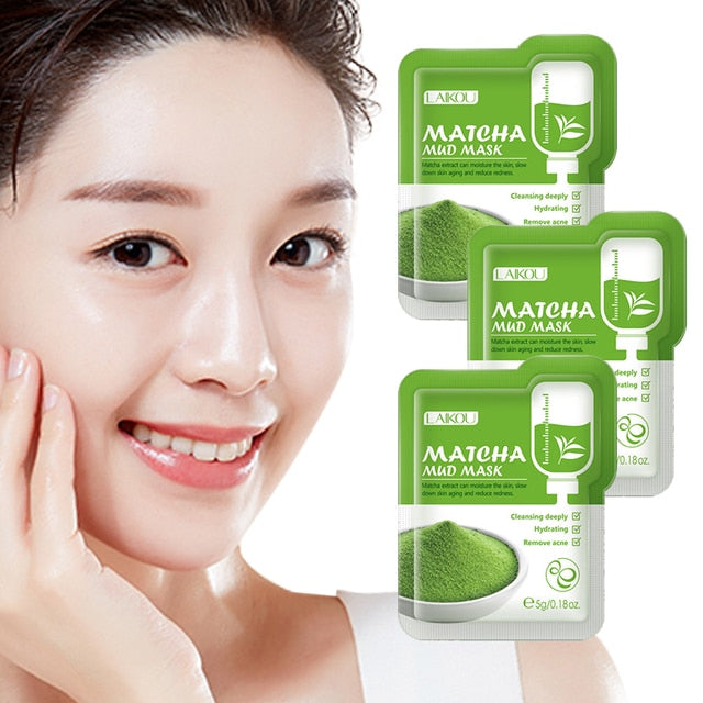 Green Tea Solid Mask Deep Cleaning Mud Mask Stick